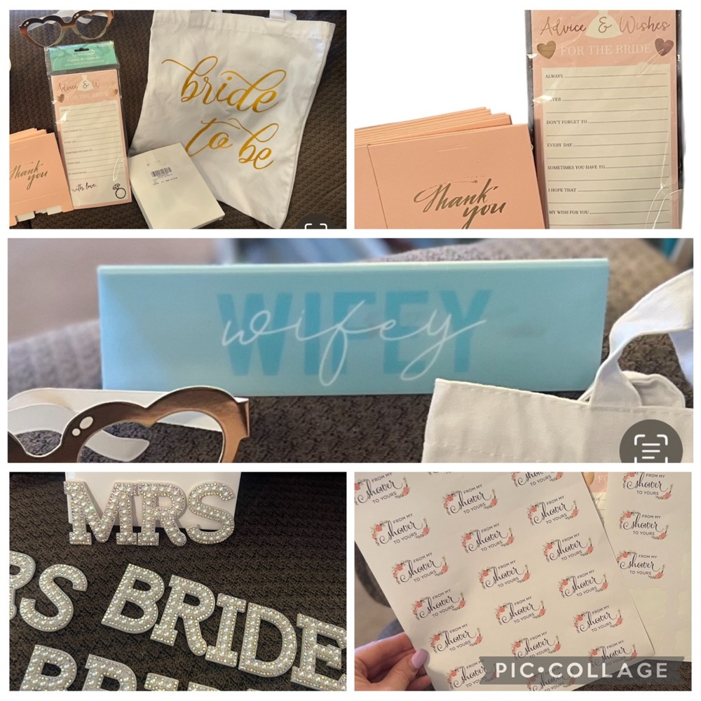 Bundle with Bride To Be Bag, Bridal Advice Cards, Bridal Shower Favors & Decor